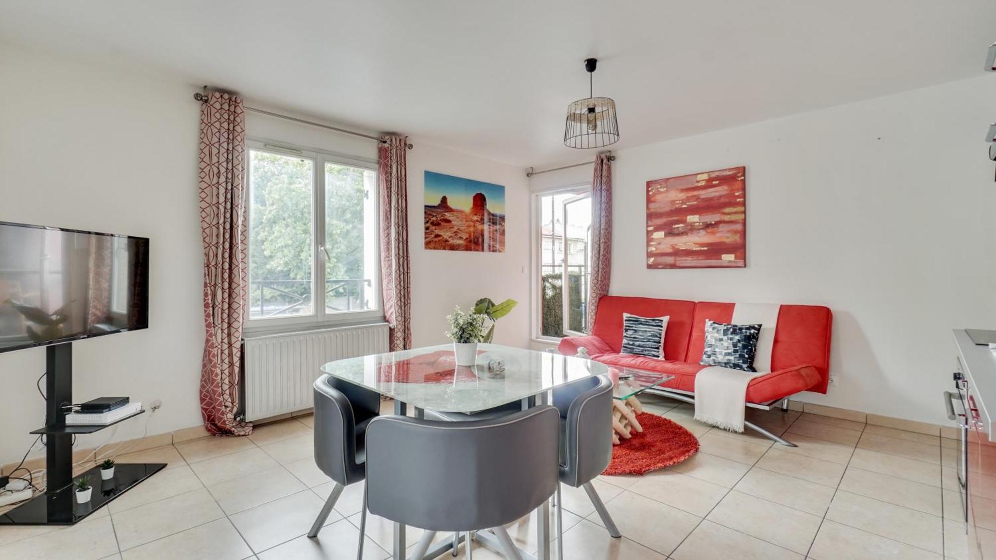 Chic Apart With Parking Near Paris أوبارفيلييه المظهر الخارجي الصورة
