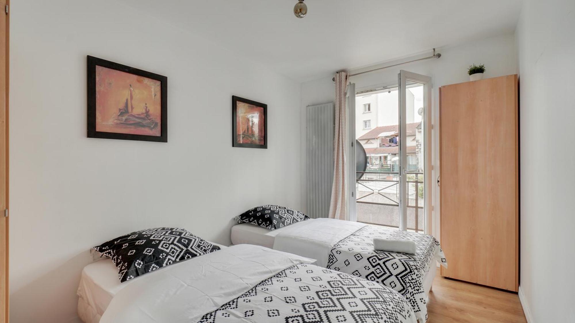 Chic Apart With Parking Near Paris أوبارفيلييه المظهر الخارجي الصورة